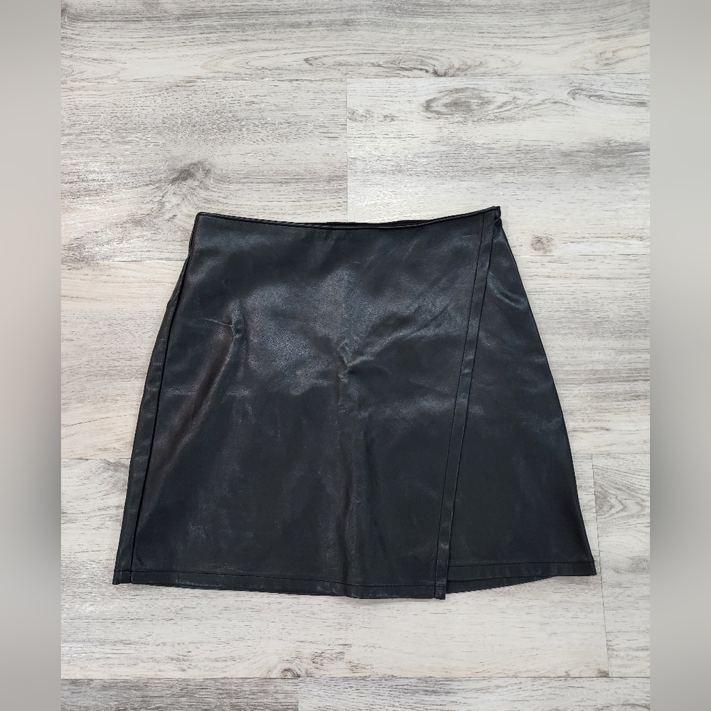 Hollister Leather Skirt